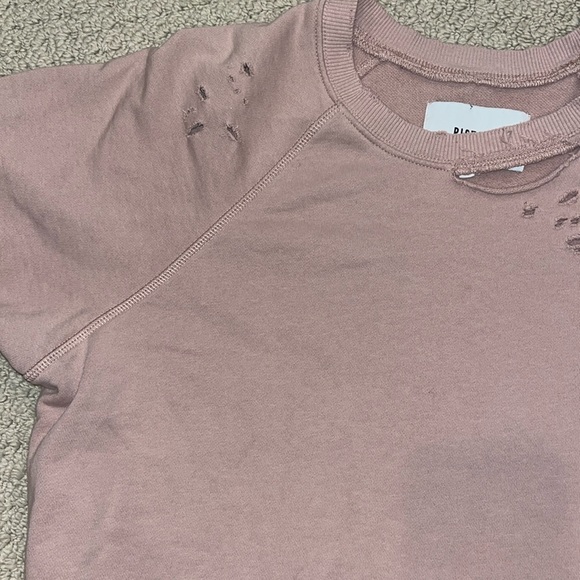 Pistola Raine Distressed French Terry Sweatshirt - Picture 4 of 7